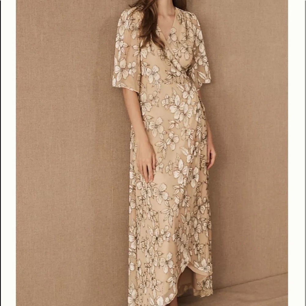 BHLDN BLOOMSBURY MAXI DRESS CREAM